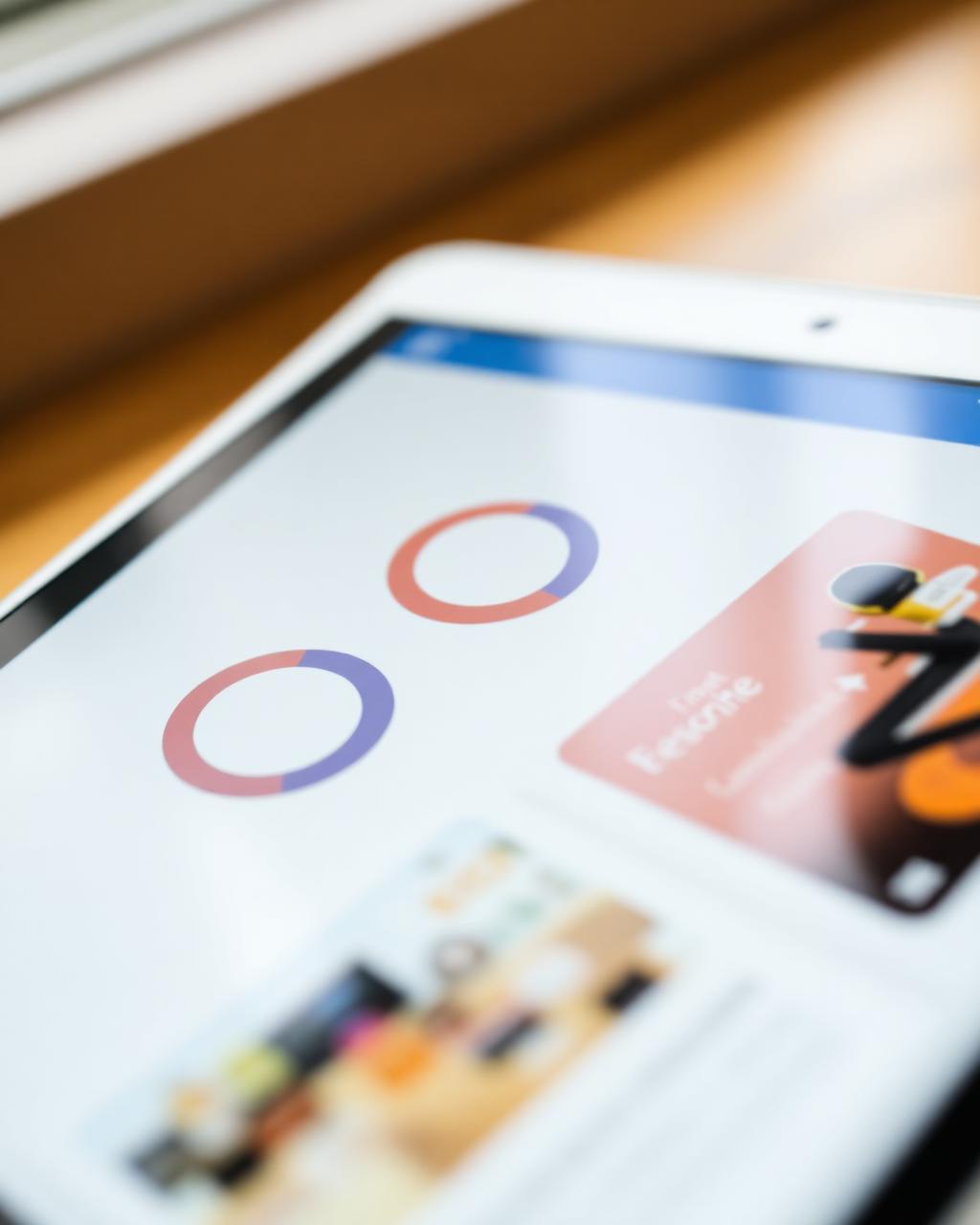 Mobile-first learning experience on a tablet